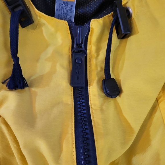 Vintage 90's Nautica Yellow Sailing Pullover Jacket sz L - Picture 11 of 12